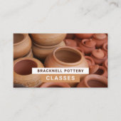 Carte De Visite Pots D'Argile, Cours De Poterie, Poteries (Devant)