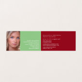 Carte De Visite Pots de peinture multicolores, Peintre & Décorateu (Intérieur déplié)