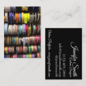 Carte De Visite Pots de ruban couture de la mode Costume Designer (Devant / Derrière)