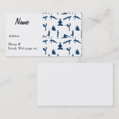 Carte De Visite Pots de yoga personnalisés (Devant / Derrière)