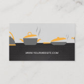 Carte De Visite Pots et casseroles | Chef exécutif (Dos)