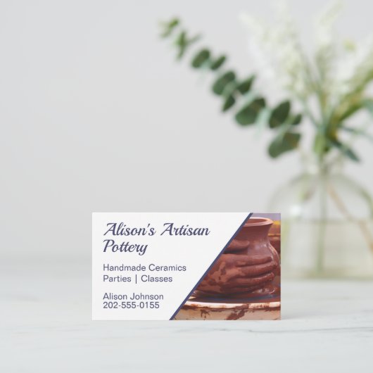 Carte De Visite Pottery (Debout devant)