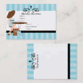 Carte De Visite Poudre pour bébé (Devant / Derrière)