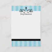 Carte De Visite Poudre pour bébé (Dos)