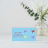 Carte De Visite Poules de poulet Thunder_Cove (Debout devant)