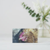 CARTE DE VISITE POULET (Debout devant)