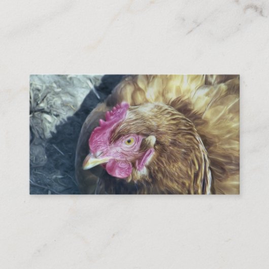 CARTE DE VISITE POULET (Devant)