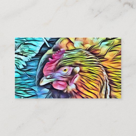 CARTE DE VISITE POULET (Devant)