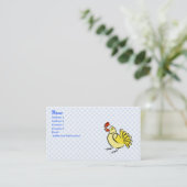 Carte De Visite Poulet de chasse (Debout devant)