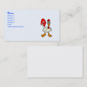 Carte De Visite Poulet de Chiggy (Devant / Derrière)