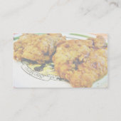 Carte De Visite Poulet frit (Dos)