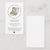 Carte De Visite Poulets Rustiques Bio Oeufs Bio Frais (Devant / Derrière)