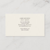 Carte De Visite Poulets rustiques Poules OEufs frais Fermier (Dos)