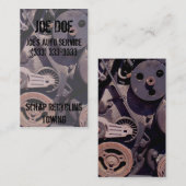 Carte De Visite Poulies (Devant / Derrière)