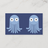 Carte De Visite Poulpe - classique (Dos)