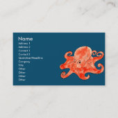 Carte De Visite poulpe de mer (Devant)