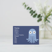 Carte De Visite Poulpe - potelé (Debout devant)