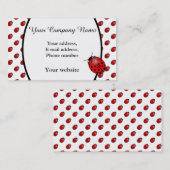 Carte De Visite Poumons rouges (Devant / Derrière)