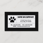 Carte De Visite poupée rottweiler (Dos)