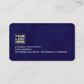 Carte de visite pour agents de voyages (Dos)