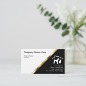 Carte de visite pour animaux de compagnie classiqu (Debout devant)
