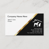 Carte de visite pour animaux de compagnie classiqu (Devant)