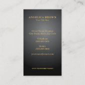 Carte de visite pour animaux de compagnie de luxe  (Dos)