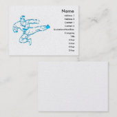 Carte de visite pour arts martiaux (Devant / Derrière)