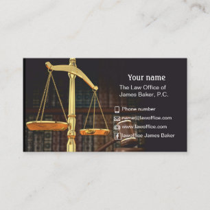 Carte de visite pour avocat, avocate, conseiller j