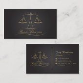 Carte de visite pour avocats (Devant / Derrière)