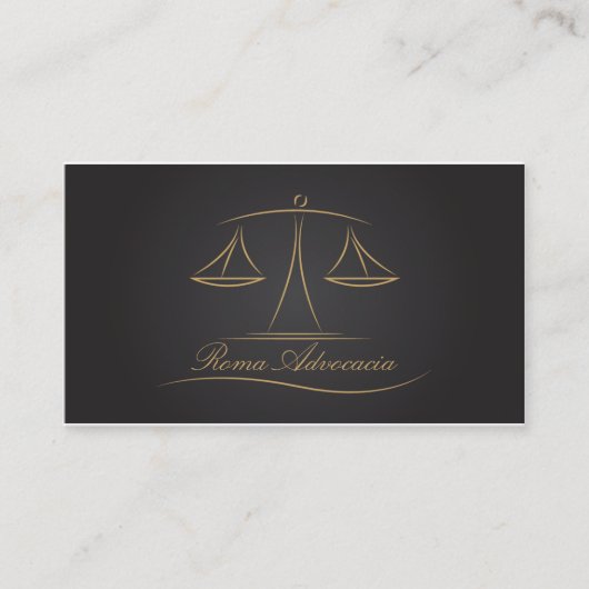 Carte de visite pour avocats (Devant)
