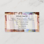 Carte De Visite Pour banquiers professionnels ou experts financier (Dos)