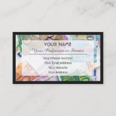 Carte De Visite Pour banquiers professionnels ou experts financier (Dos)