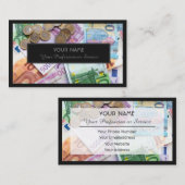 Carte De Visite Pour banquiers professionnels ou experts financier (Devant / Derrière)