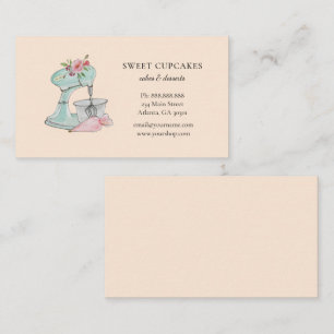 Carte de visite pour boulangerie avec mitigeur de