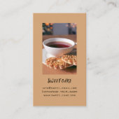 Carte de visite pour café & boulangerie. (Devant)