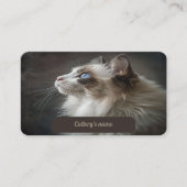 Carte de visite Pour Catalogue Ragdoll (Devant)