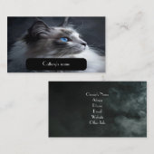 Carte de visite Pour Catteries Ragdoll Chat (Devant / Derrière)