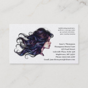 Carte de visite pour coiffeur