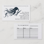 Carte de visite pour coiffeur (Devant / Derrière)