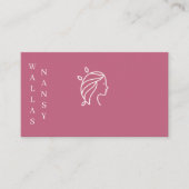 carte de visite pour coiffeuse (Devant)