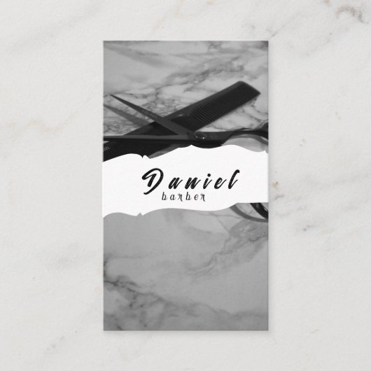 Carte de visite pour coiffure parfaite (Devant)