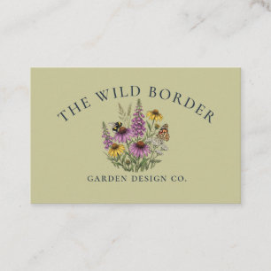 Carte de visite pour concepteur de jardin ami des