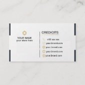 Carte de visite pour conseil juridique (Dos)