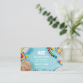 Carte de visite pour crèche de luxe (Debout devant)