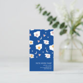 Carte de visite pour déjeuner brunch diner moderne (Debout devant)