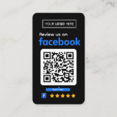 Carte de visite pour demande d'avis sur Facebook (Devant)