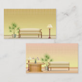 carte de visite pour des meubles (Devant / Derrière)