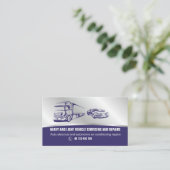 Carte de visite pour des services automatiques (Debout devant)