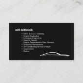 Carte de visite pour des services automatiques (Dos)
